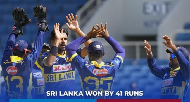 Sri Lanka Crush West Indies by 41 Runs in 1st ODI